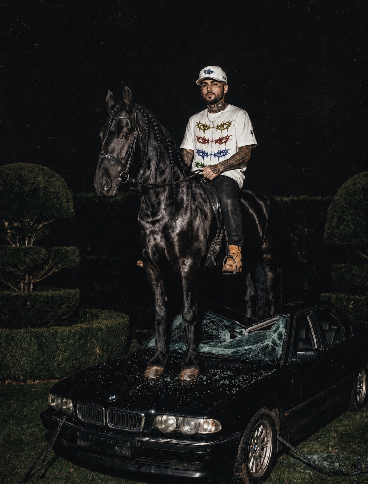 Caballo negro de la campaña Kū