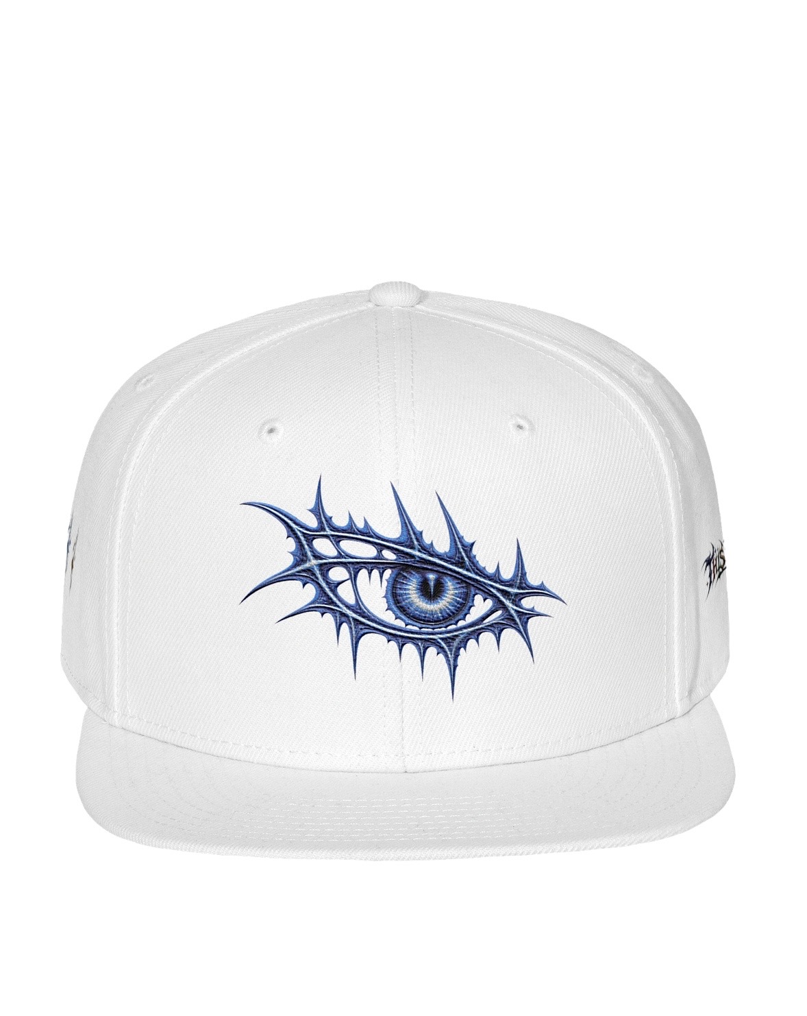 Kū eye blue cap, vista frontal